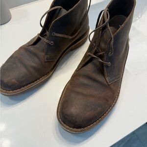 Men's Brown Leather Chukka Boots 10.5 Clark’s